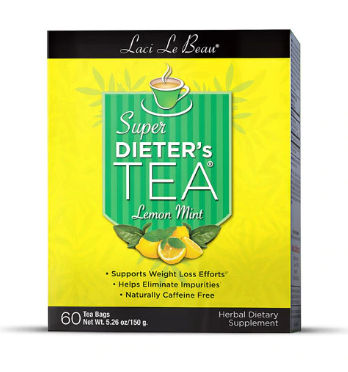 Laci Le Beau Super Dieters Tea Lemon Mint 60 Tea Bags