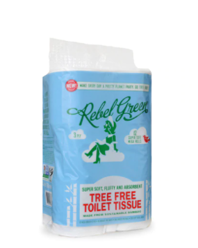 Rebel Green Tree Free Toilet Tissue Mega Rolls