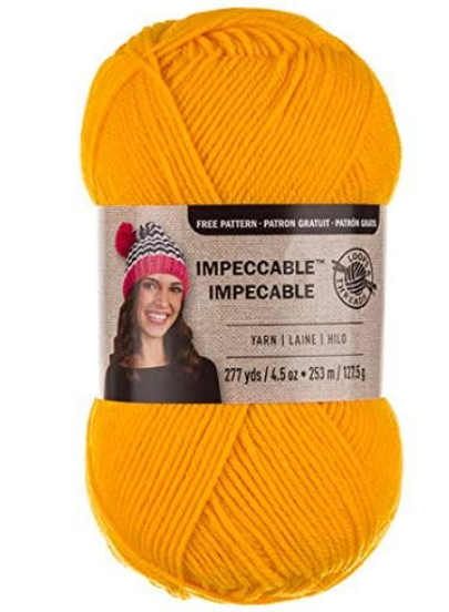 Loops and Threads Impeccable Yarn 4.5 oz. One Ball  Sunny Day