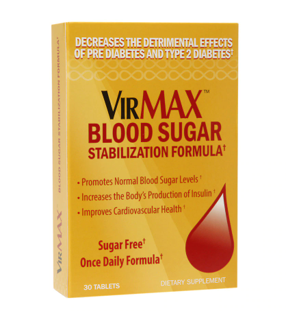 VirMAX Blood Sugar Stabilization Formula 30 Tablets