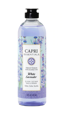 Capri Essentials Dish Soap White Lavender 16floz