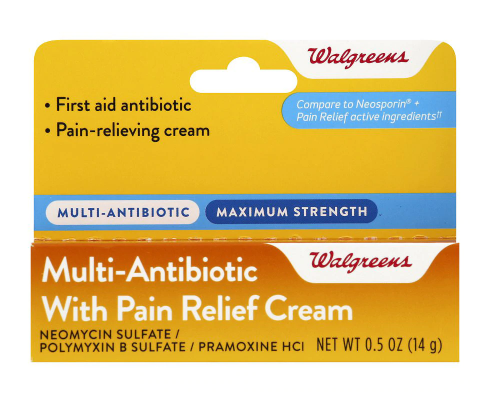 Walgreens Multi Antibiotic Plus Cream 0.5oz