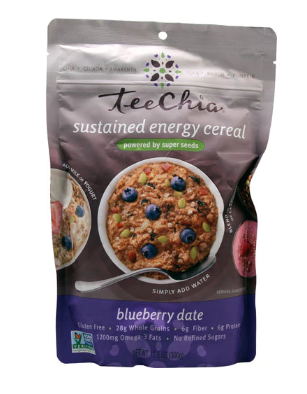 Tee Chia Sustained Energy Cereal Blueberry Date 10.6oz