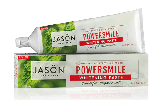 Jason PowerSmile Whitening Toothpaste Powerful Peppermint Paste 6oz