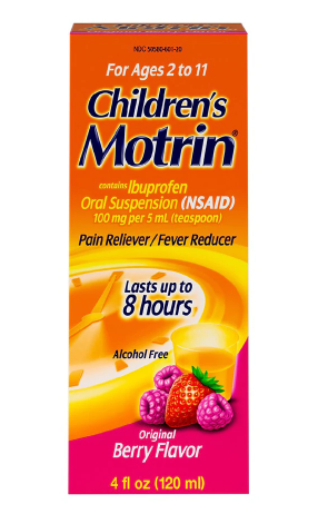 Children's Motrin Ibuprofen Kids Medicine Berry 4.0oz