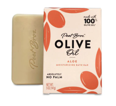 Peet Bros Olive Oil Bar Soap Aloe  5 oz