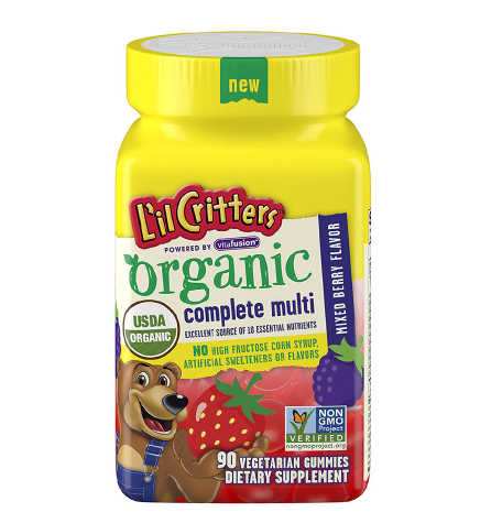 L'il Critters Organic Complete Multivitamin Gummies for Kids 90.0ea