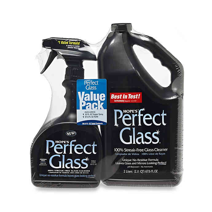 Hopes Perfect Glass 67.6 oz. Refill with 32 oz. Spray Cleaner Value Pack - Mega Shopper Worldwide