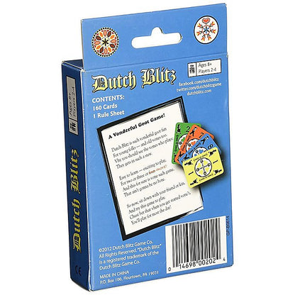 Dutch Blitz Original and Blue Expansion Combo Card Game Set