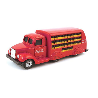 Coca Cola 1 over 87 Scale 1937 Cola Bottle Diecast Truck in Red