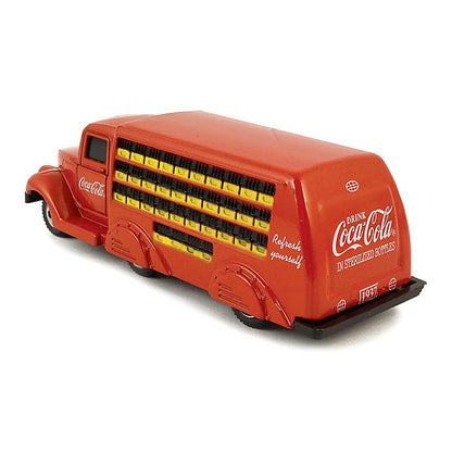 Coca Cola 1 over 87 Scale 1937 Cola Bottle Diecast Truck in Red