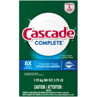 Cascade Complete Powder Dishwasher Detergent, Fresh Scent, 60 ounces - Mega Shopper Worldwide