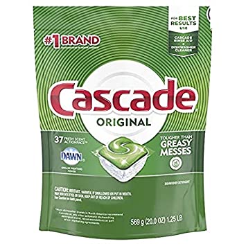 Original Cascade Fresh Scent Action Pacs 37 Count