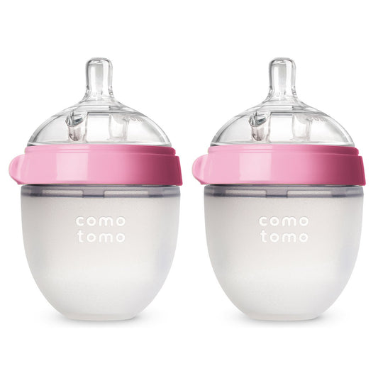 Comotomo Baby Bottle Pink 5 oz.  1 Bottle