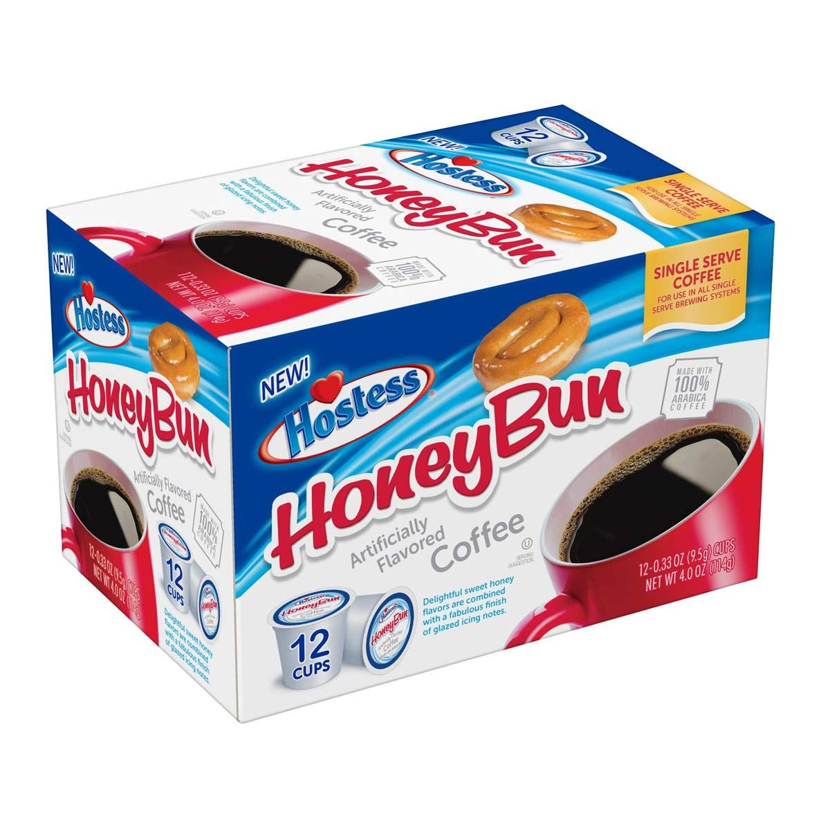 Hostess Honey Bun Coffee 12 Count