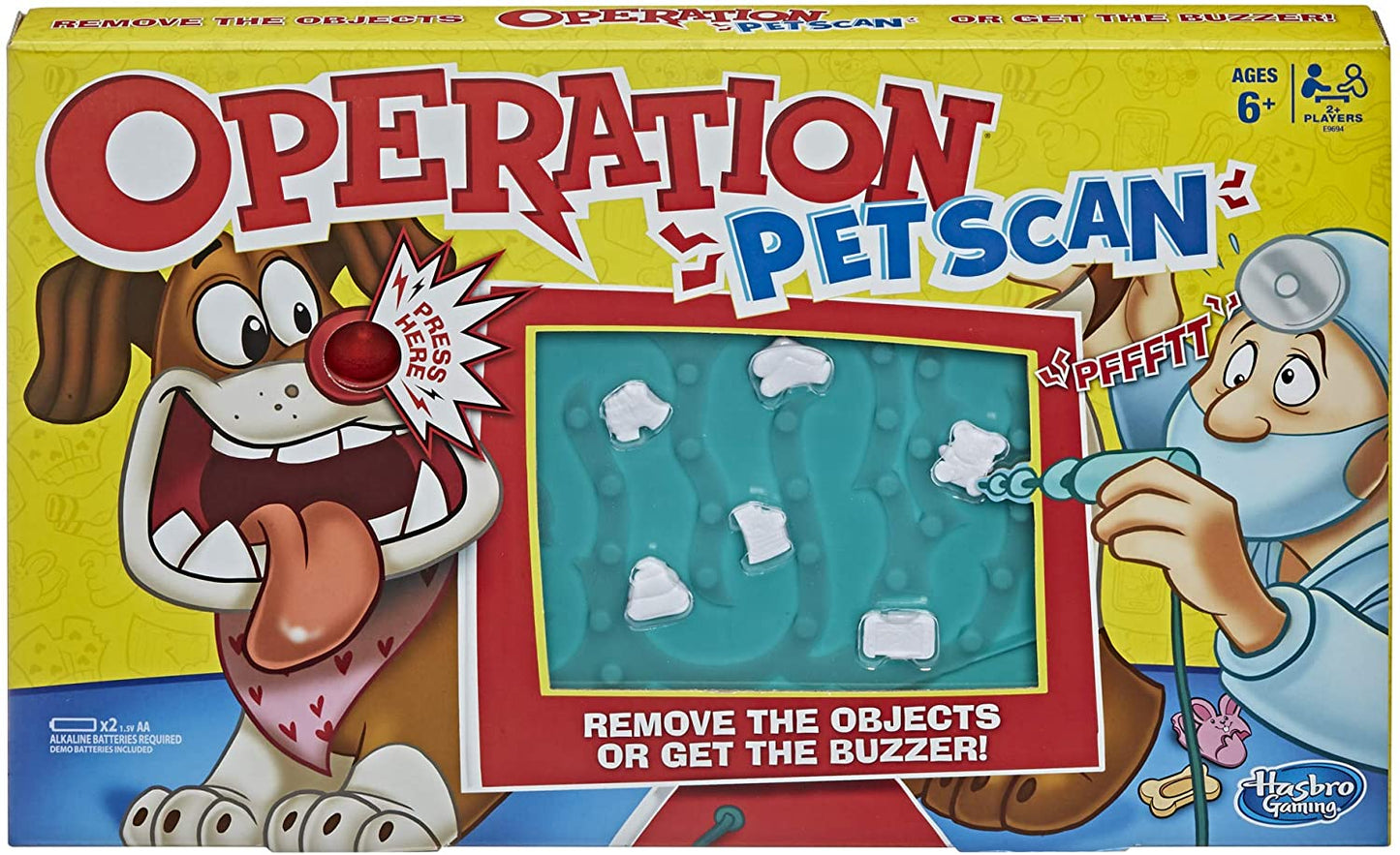 Hasbro Operation Pet Scan Board Game