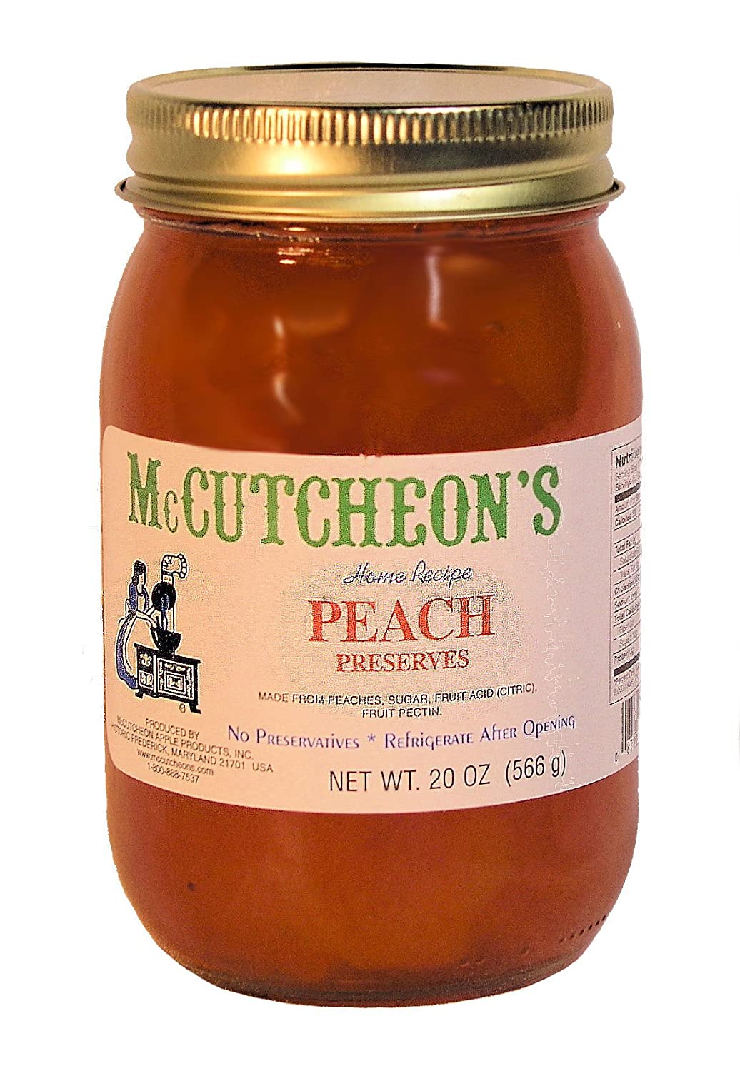 McCutcheons Peach Preserves 20 oz