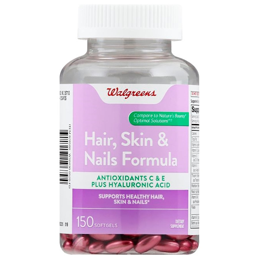 Walgreens Hair Skin Nail 150.0ea