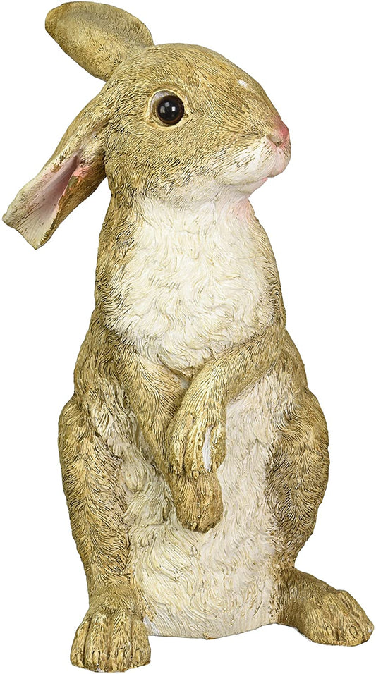 Design Toscano H Hopper the Bunny Standing Garden Rabbit Statue 11.5in