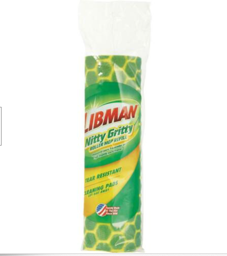 Libman Mop Refill Nitty Gritty Roller 1refill