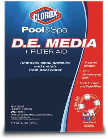 CLOROX POOL and SPA Filter Aid Granular 24lb