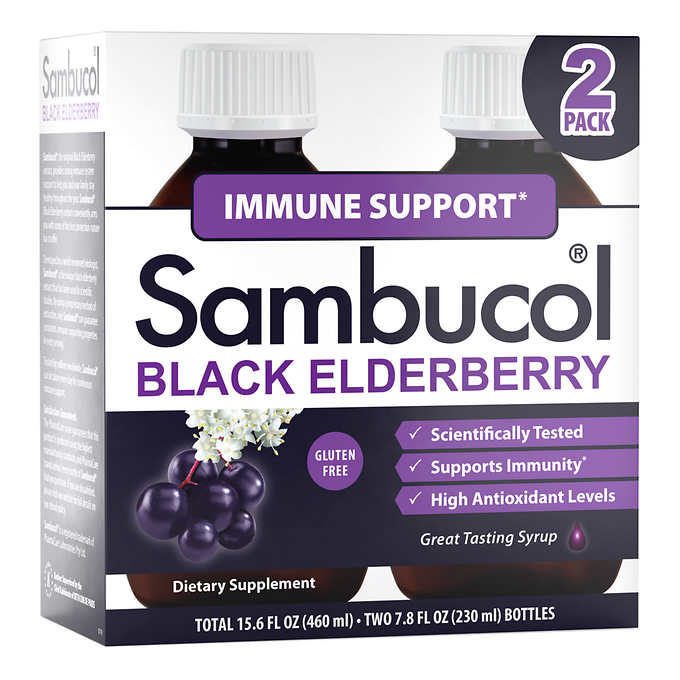 Sambucol Black Elderberry Immune Support Syrup, 15.6 Ounces - Mega Shopper Worldwide